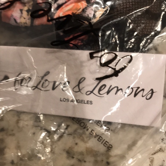 For Love and Lemons - NWT Gardenia long bra - S/P - Picture 5 of 6